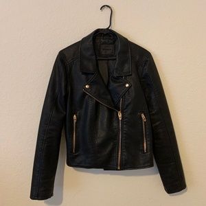 BLANKNYC Moto Jacket with Removable Hood